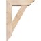 Ekena Millwork Traditional Traditional Smooth Bracket w/ Offset Brace, Douglas Fir, 5 1/2"W x 18"D x 26"H BKT0604X18X26TRA01SDF - alternate 3